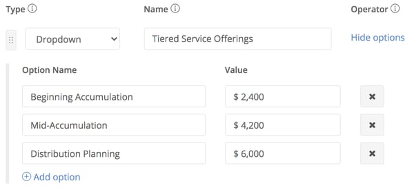 tiered-service-example