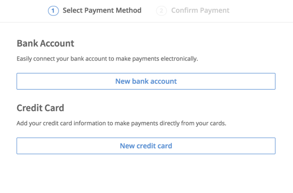 payment options