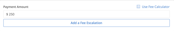 add fee escalation