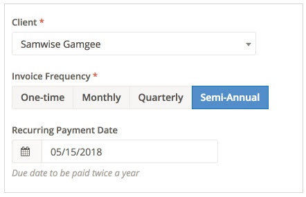 adcicepay request payment semi annual basis